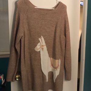 Lauren Conrad tunic length sweater